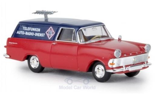 Coche miniatura Opel Rekord 1/87 Brekina P2 Kasten Telefunken Service TD Opel Rekord 1/87 Brekina P2 Kasten Telefunken Service TD coche miniatura
