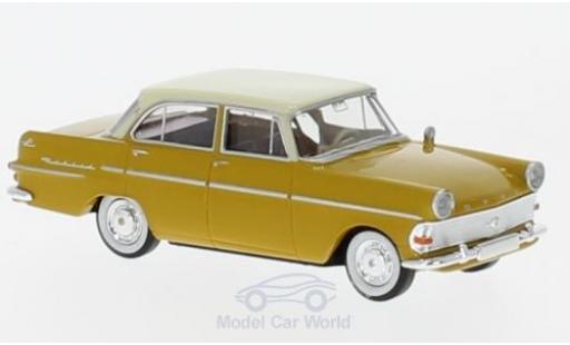 Coche miniatura Opel Rekord 1/87 Brekina P2 Limousine amarillo/beige Opel Rekord 1/87 Brekina P2 Limousine amarillo/beige coche miniatura