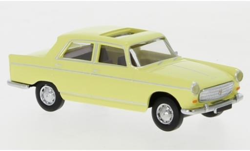 Coche miniatura Peugeot 404 1/87 Brekina amarillo 1961 toit ouvrant ouvert Peugeot 404 1/87 Brekina amarillo 1961 toit ouvrant ouvert coche miniatura