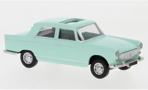 Coche miniatura Peugeot 404 1/87 Brekina verde 1961 toit ouvrant ouvert Peugeot 404 1/87 Brekina verde 1961 toit ouvrant ouvert coche miniatura