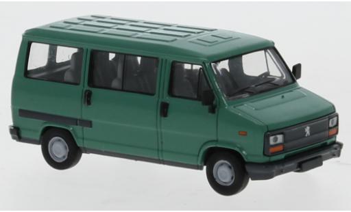 Coche miniatura Peugeot J5 1/87 Brekina Bus verde 1982 Peugeot J5 1/87 Brekina Bus verde 1982 coche miniatura