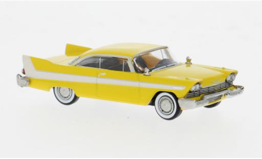 Coche miniatura Plymouth Fury 1/87 Brekina gelb/weiss 1958 1:87 Plymouth Fury 1/87 Brekina gelb/weiss 1958 1:87 coche miniatura