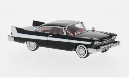 Coche miniatura Plymouth Fury 1/87 Brekina schwarz/weiss 1958 1:87 Plymouth Fury 1/87 Brekina schwarz/weiss 1958 1:87 coche miniatura