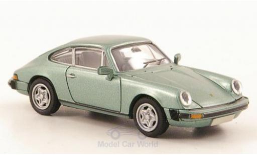 Coche miniatura Porsche 911 1/87 Brekina Coupe metalico verde Porsche 911 1/87 Brekina Coupe metalico verde coche miniatura