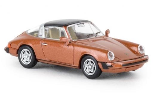 Coche miniatura Porsche 930 Targa 1/87 Brekina 911 G targa metalico naranja 1976 TD Porsche 930 Targa 1/87 Brekina 911 G targa metalico naranja 1976 TD coche miniatura