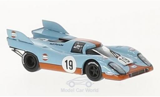 Coche miniatura Porsche 917 1971 1/87 Brekina K No.19 Gulf Team Gulf 24h Le Mans 1971 H.Müller/R.Attwood Porsche 917 1971 1/87 Brekina K No.19 Gulf Team Gulf 24h Le Mans 1971 H.Müller/R.Attwood coche miniatura