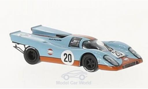 Coche miniatura Porsche 917 1970 1/87 Brekina K No.20 Gulf Team John Wyer Gulf 24h Le Mans 1970 J.Siffert/B.Redman Porsche 917 1970 1/87 Brekina K No.20 Gulf Team John Wyer Gulf 24h Le Mans 1970 J.Siffert/B.Redman coche miniatura