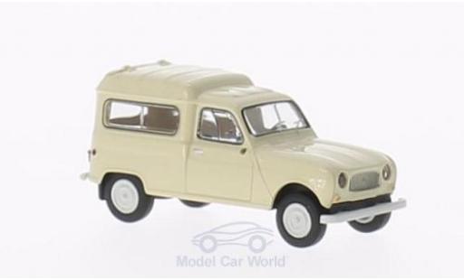 Coche miniatura Renault 4 1/87 Brekina R Fourgonnette mit Seitenfenstern beige Renault 4 1/87 Brekina R Fourgonnette mit Seitenfenstern beige coche miniatura