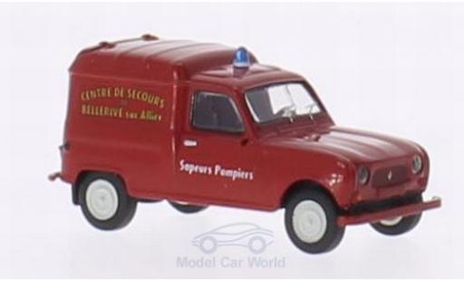 Coche miniatura Renault 4 1/87 Brekina R Fourgonnette Sapeurs Pompiers Bellrive Renault 4 1/87 Brekina R Fourgonnette Sapeurs Pompiers Bellrive coche miniatura