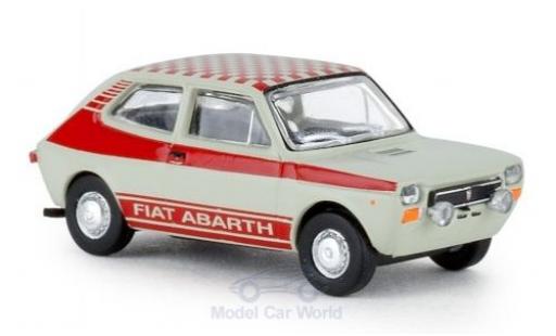 Coche miniatura Fiat 127 1/87 Brekina gris Abarth 1971 Fiat 127 1/87 Brekina gris Abarth 1971 coche miniatura