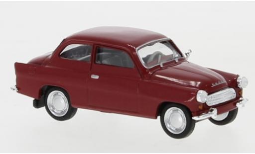 Skoda Octavia 1/87 Brekina rojo 1960 coche miniatura