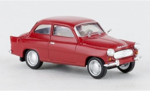 Skoda Octavia 1/87 Brekina rojo 1960 coche miniatura