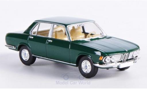 Bmw 2500 1/87 Brekina verde coche miniatura