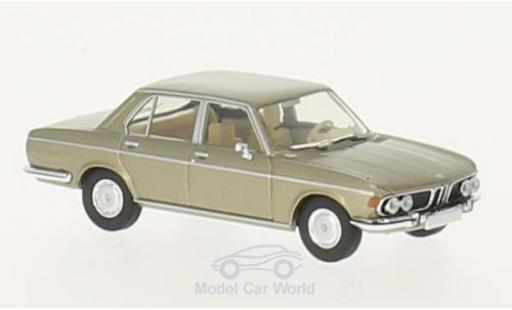 Coche miniatura Bmw 3.0 S 1/87 Brekina Si metalico beige Bmw 3.0 S 1/87 Brekina Si metalico beige coche miniatura
