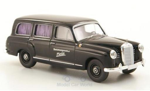 Coche miniatura Mercedes 180 1/87 Brekina Kombi negro Bestattungsinstitut Pietät Mercedes 180 1/87 Brekina Kombi negro Bestattungsinstitut Pietät coche miniatura
