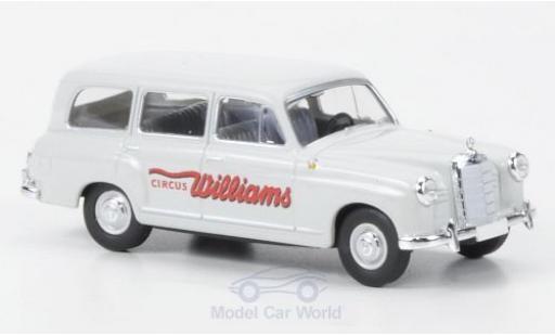 Coche miniatura Mercedes 180 1/87 Brekina Kombi (W120) Circus Williams Mercedes 180 1/87 Brekina Kombi (W120) Circus Williams coche miniatura