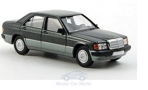 Mercedes 190 E 1/87 Brekina D (W201) metalico verde coche miniatura