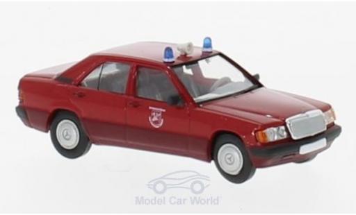 Mercedes 190 E 1/87 Brekina E Feuerwehr Parchimer Land coche miniatura