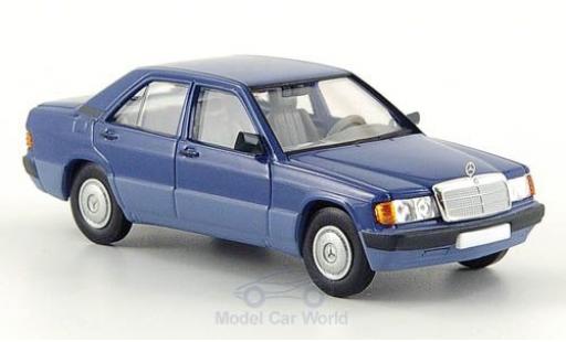 Mercedes 190 E 1/87 Brekina E (W201) azul 1988 coche miniatura