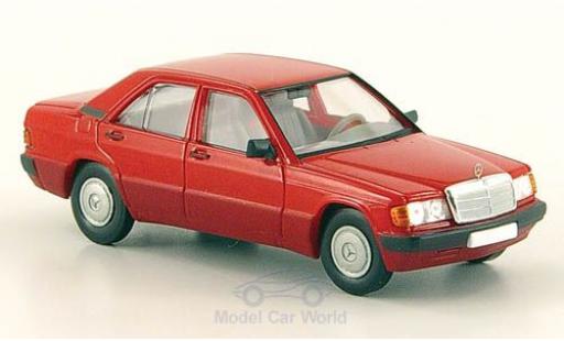 Coche miniatura Mercedes 190 E 1/87 Brekina E (W201) rojo 1988 Mercedes 190 E 1/87 Brekina E (W201) rojo 1988 coche miniatura