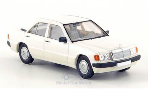 Mercedes 190 E 1/87 Brekina E (W201) blanco 1988 coche miniatura