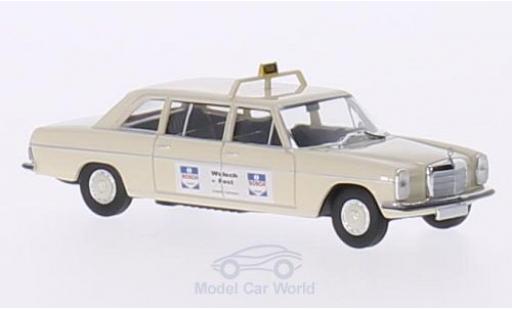 Coche miniatura Mercedes 220 1/87 Brekina D Lang (V115) beige Taxi (D) / Wulsch Mercedes 220 1/87 Brekina D Lang (V115) beige Taxi (D) / Wulsch coche miniatura