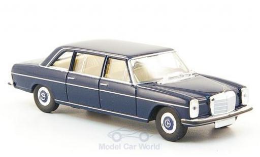 Mercedes 220 1/87 Brekina D lang (W115) azul coche miniatura