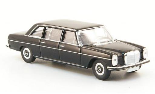 Mercedes 220 1/87 Brekina D lang (W115) negro coche miniatura