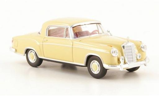 Mercedes 220 1/87 Brekina S Coupe (W180 II) beige coche miniatura