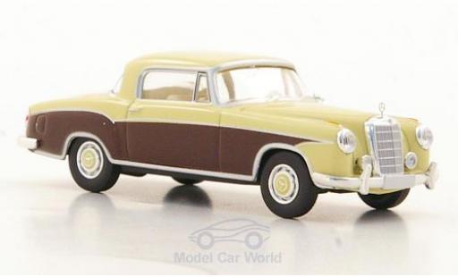 Mercedes 220 1/87 Brekina S Coupe (W180 II) beige/marron coche miniatura