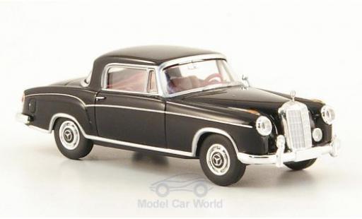 Mercedes 220 1/87 Brekina S Coupe (W180 II) negro coche miniatura