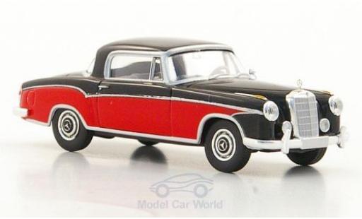 Mercedes 220 1/87 Brekina S Coupe (W180 II) negro/rojo coche miniatura