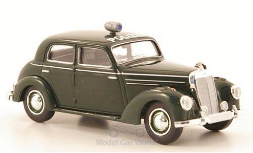 Mercedes 220 1/87 Brekina (W187) verde Polizei (D) coche miniatura