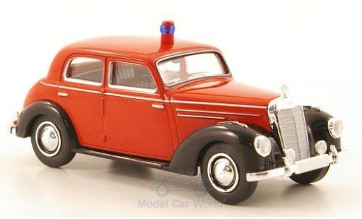 Mercedes 220 1/87 Brekina (W187) Feuerwehr coche miniatura