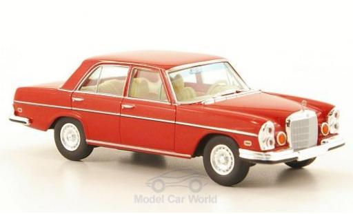 Mercedes 280 SE 1/87 Brekina SE 4.5 (W108) rojo US-Version coche miniatura