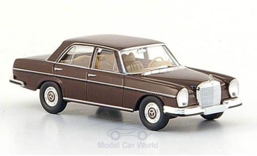 Mercedes 280 SE 1/87 Brekina SE (W108) marron 1965 coche miniatura