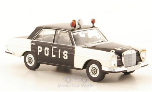 Mercedes 280 SE 1/87 Brekina SE (W108) Polis Polizei (S) coche miniatura