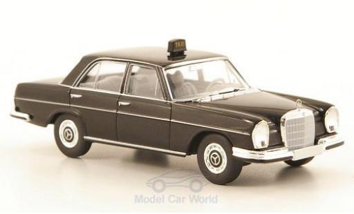 Coche miniatura Mercedes 280 1/87 Brekina SE (W108) negro Taxi Mercedes 280 1/87 Brekina SE (W108) negro Taxi coche miniatura