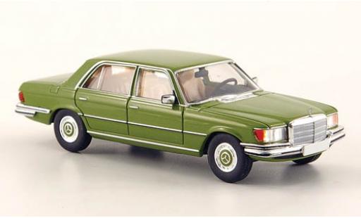 Mercedes 450 1/87 Brekina SEL (W116) verde coche miniatura
