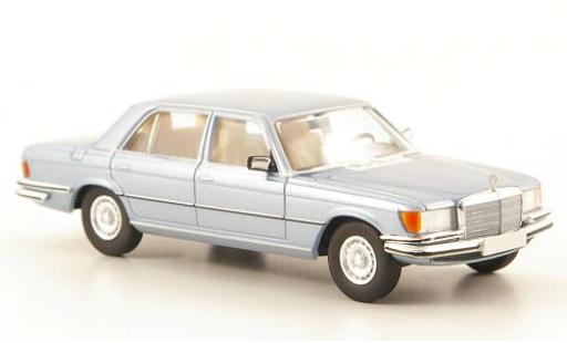 Mercedes 450 1/87 Brekina SEL (W116) metalico azul coche miniatura
