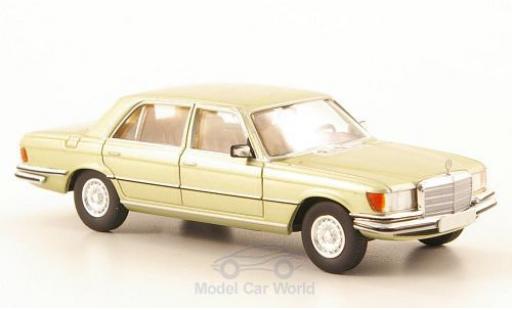 Mercedes 450 SEL 1/87 Brekina SEL (W116) metalico verde coche miniatura