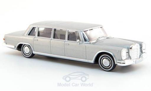 Coche miniatura Mercedes 600 1/87 Brekina Pullman Limousine gris Mercedes 600 1/87 Brekina Pullman Limousine gris coche miniatura