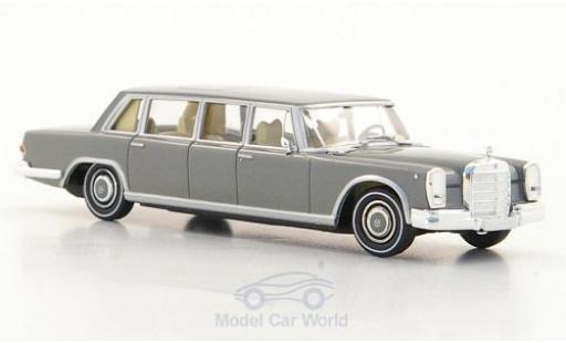 Coche miniatura Mercedes 600 1/87 Brekina (W100) Pullman Limousine gris Mercedes 600 1/87 Brekina (W100) Pullman Limousine gris coche miniatura