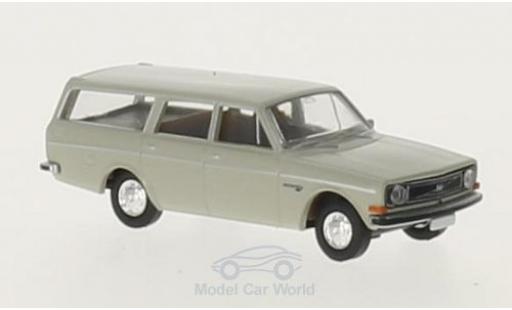 Volvo 145 1/87 Brekina Kombi gris coche miniatura