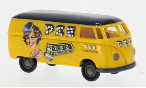 Coche miniatura Volkswagen T1 1/87 Brekina a Kasten 1961 PEZ Werbedienst 1:87 Volkswagen T1 1/87 Brekina a Kasten 1961 PEZ Werbedienst 1:87 coche miniatura