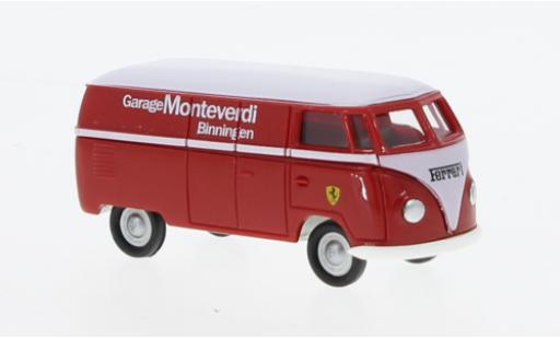 Volkswagen T1 1/87 Brekina a Kasten Garage Monteverdi 1950 1:87 coche miniatura
