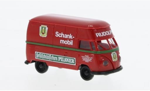 Volkswagen T1 1/87 Brekina b Gro&szlig;raum-Kasten Feldschl&ouml;&szlig;chen Schankmobil 1960 1:87 coche miniatura