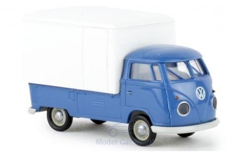 Coche miniatura Volkswagen T1 1/87 Brekina b Großraum-Koffer azul/blanco 1960 Volkswagen T1 1/87 Brekina b Großraum-Koffer azul/blanco 1960 coche miniatura
