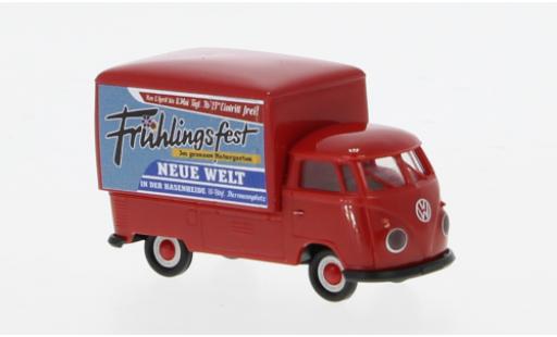 Coche miniatura Volkswagen T1 1/87 Brekina b Großraum-Koffer Frühlingsfest 1960 1:87 Volkswagen T1 1/87 Brekina b Großraum-Koffer Frühlingsfest 1960 1:87 coche miniatura