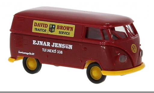 Coche miniatura Volkswagen T1 1/87 Brekina b Kasten David Brown Traktor Service 1960 Volkswagen T1 1/87 Brekina b Kasten David Brown Traktor Service 1960 coche miniatura